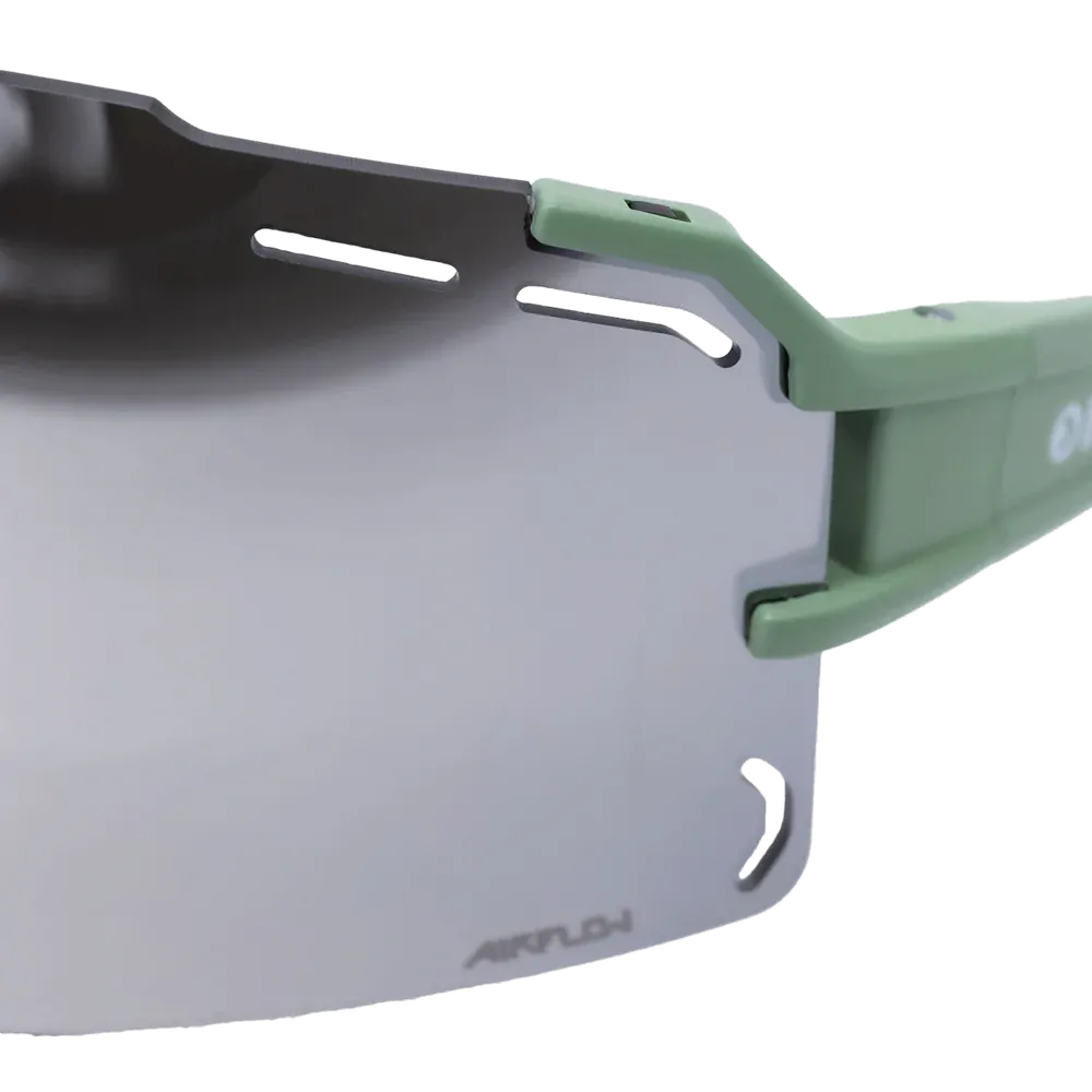 Sportovní brýle Orthomovement  Airflow Sage Green/Chrome